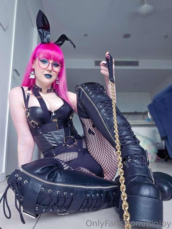 You're all chained up for me, like a good little puppy. So o..