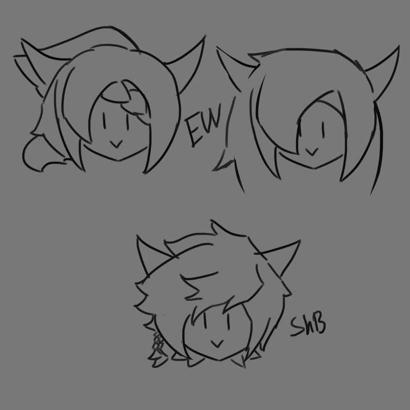 pineapple face doodles