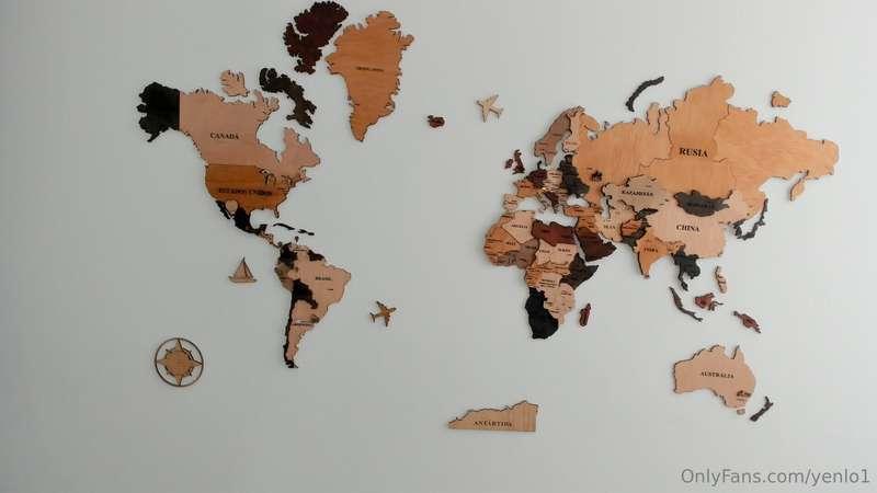 This is how the map looks on the wall :)