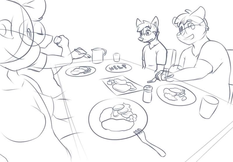 (Sketch) Boyfriend's Family Dinner