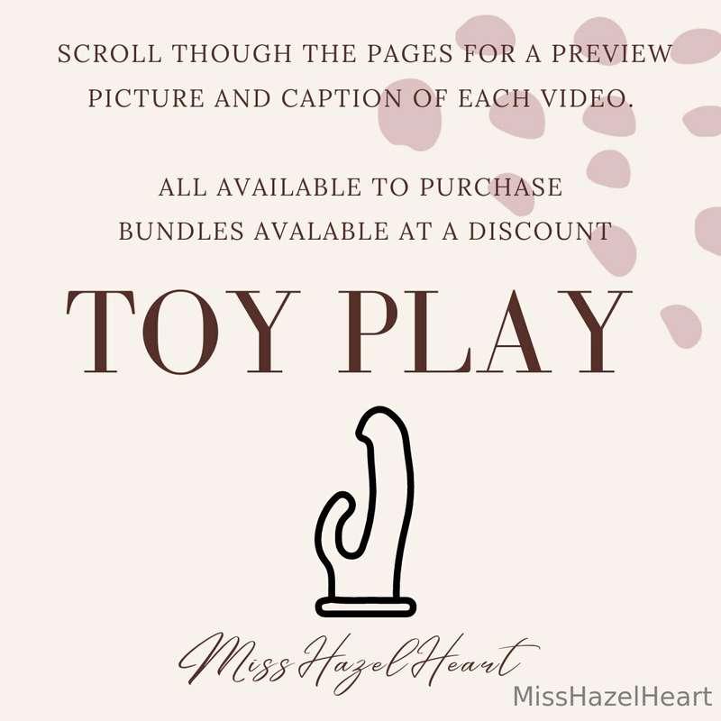 TOY PLAY MENU - SWIPE/CLICK ACROSS TO SEE THE CAPTIONS AND D..