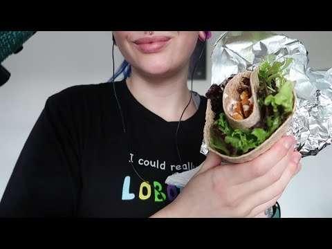 📣 EARLY ACCESS 📣 ASMR Eating A Wrap [Chicken, Mushroom, Lettuce] Planner Writing, Random Chat 