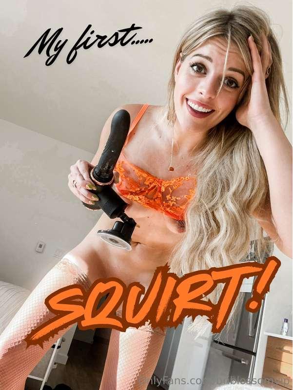 Throwback to my first ever squirt! As much as I had tried I ..