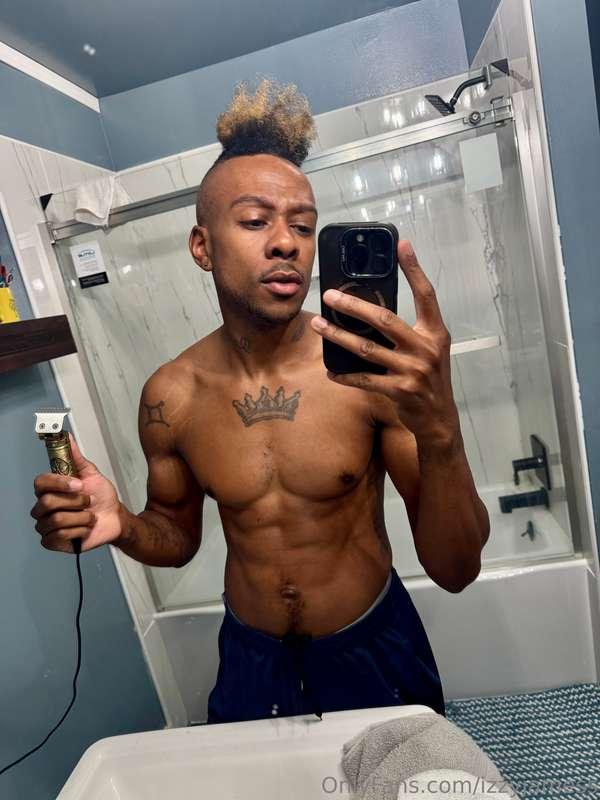 I’m about to shave 🪒 it all off…I’m talking about the hairs ..