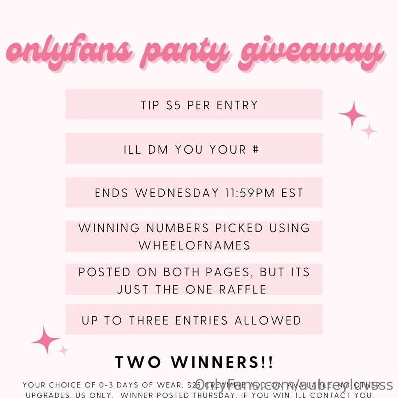 please read thoroughly <3 TWO WINNERS!