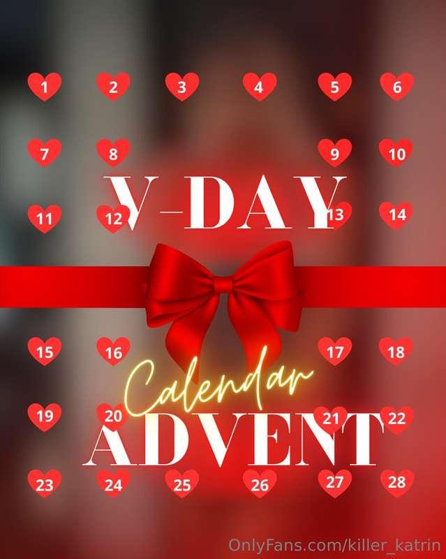 For the first time ! ❤️❤️❤️ V-DAY • ADVENT CALENDAR ❤️❤️❤️Ea..