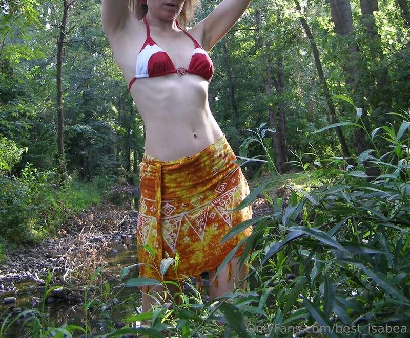 A scantily clad girl in the wild. What else could you wish f..