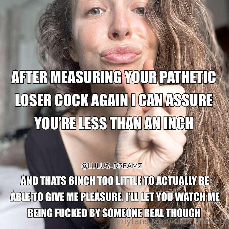 I’ll let your beta cock watch me being taken care of by a re..