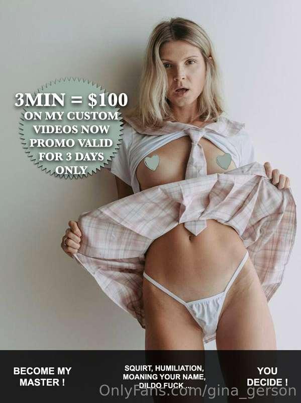 3 minutes custom that will satisfy your fetish, what are you..