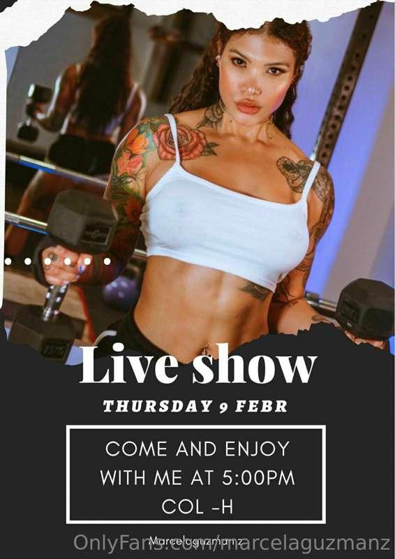 Baby, don't miss out MY LIVE SHOW TODAY💋
🎀 5 pm Colombia tim..