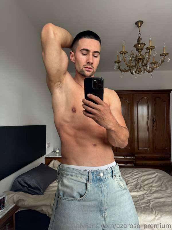 Think about how easily I could throw you onto the bed 😈