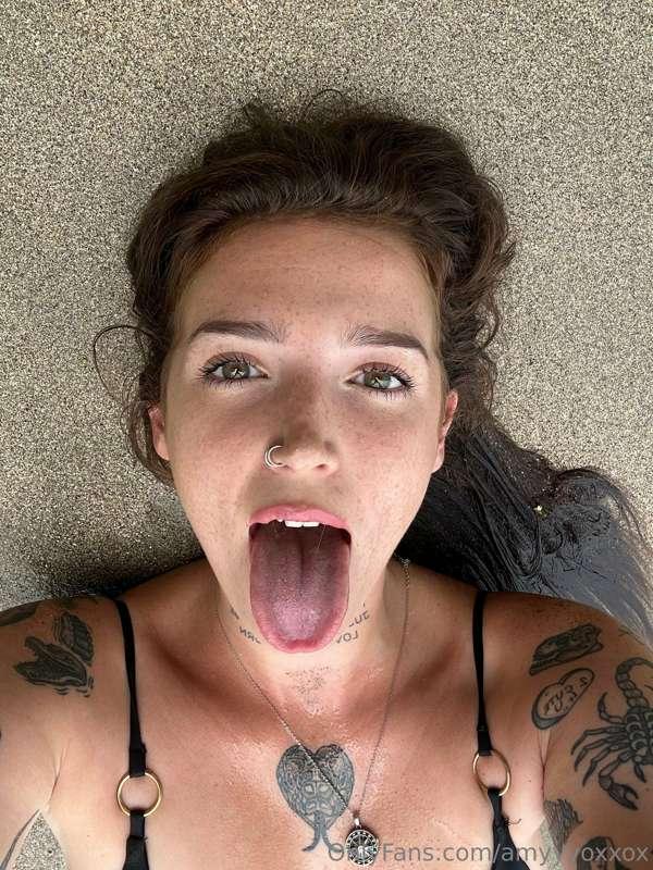 Im going to need a big load to cover my tongue 😈