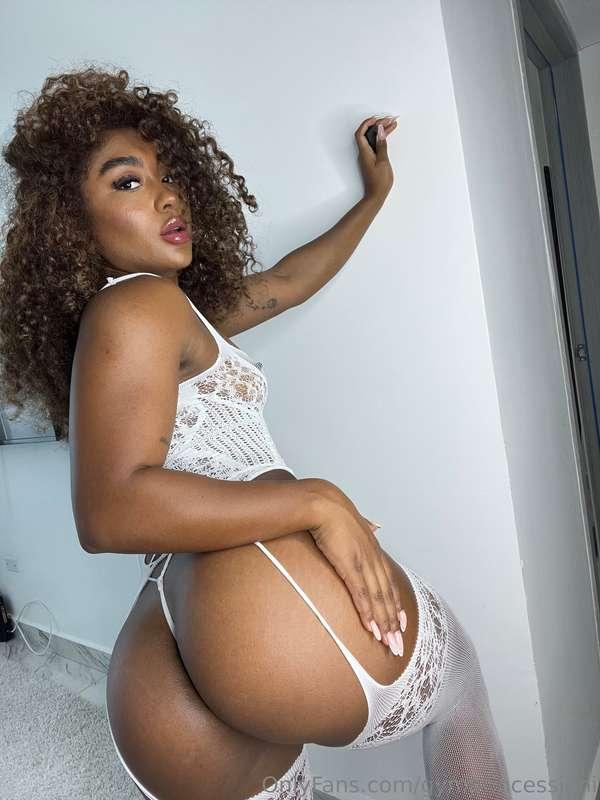 In all white, but not an angel 😈