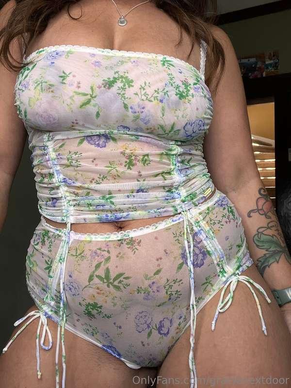Like my new lingerie?
