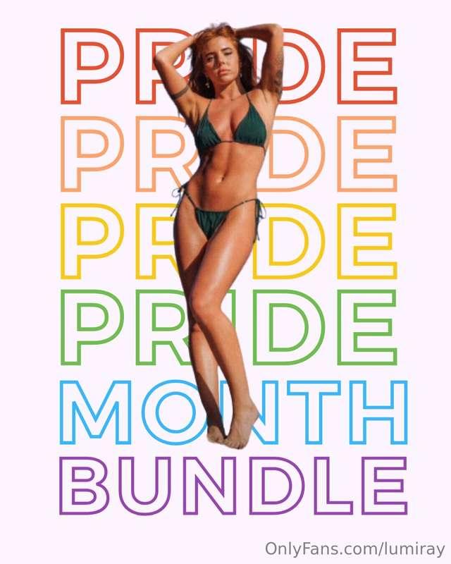 loud, proud, & barely dressed 😈🏳️‍🌈 dropped a pride bundle t..