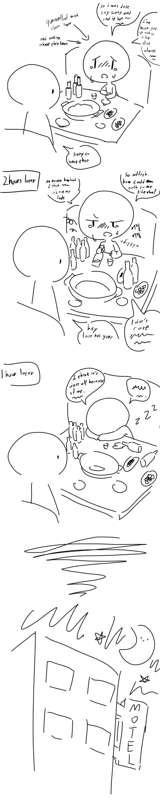 (ENG version)A friend who grumbles after having a quarrel with his lover