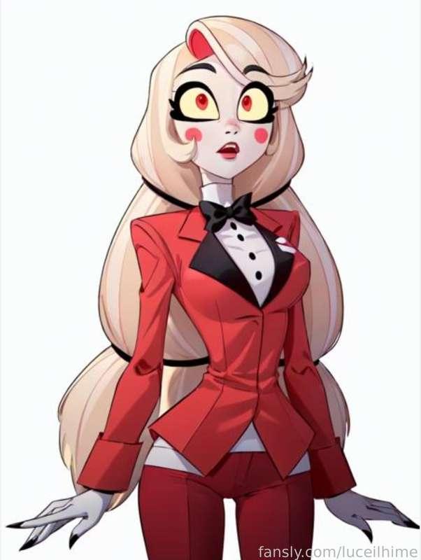 Cosplan for tomorrow ! Got some extra spicy outfits to wear with Charlie 🖤❤️ c; 

#hazbinhotel #charliemorningstar #cosplay #anime #hazbinhotelcharlie