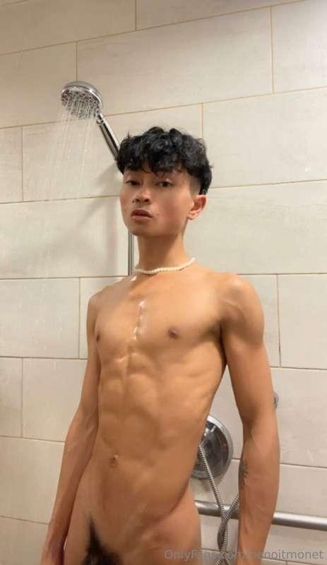 Wanna cum shower with me?