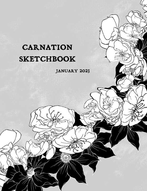 (NSFW) Carnation Sketchbook January 2023