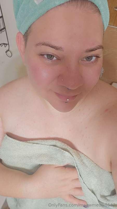 Fresh out the shower! Currently taking special orders 💜