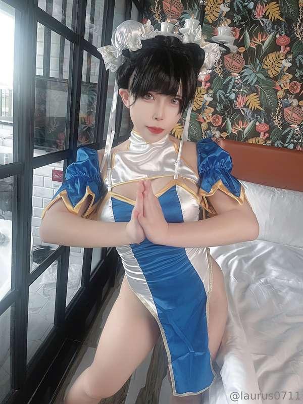 Stepping into the fight as Chun-Li. Grace, power, and a whol..