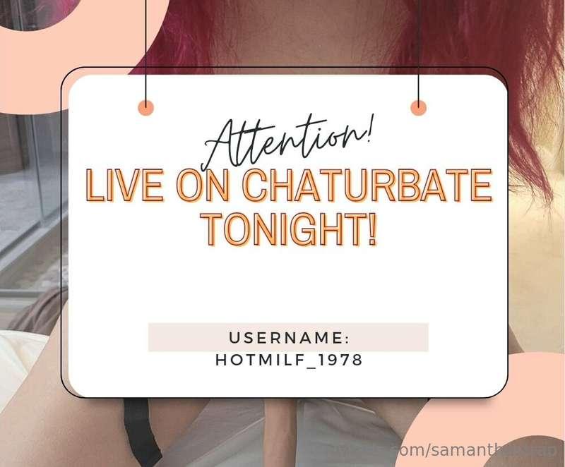 Going on Chaturbate in about 1 hour! Cum watch me! 😉