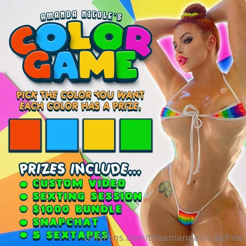 ### Tip $10, DM me the color you choose and get that dick re..