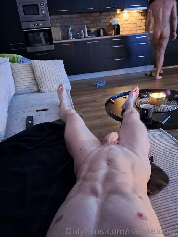 After hard day