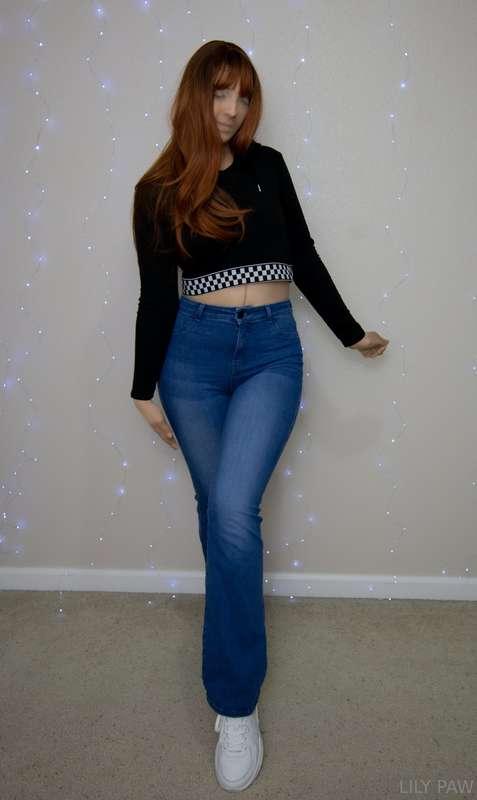 New jeans and wig! Will post dress up video later :3