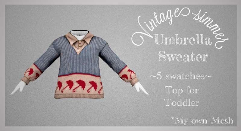 ˗ˏˋUmbrella Sweater ˎˊ˗ Public release: November 27