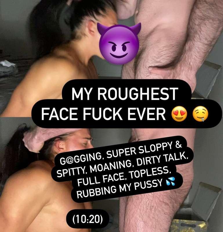 ***Two brand new videos!*** 👀 

****ROUGHEST FACE FUCK EVER*..
