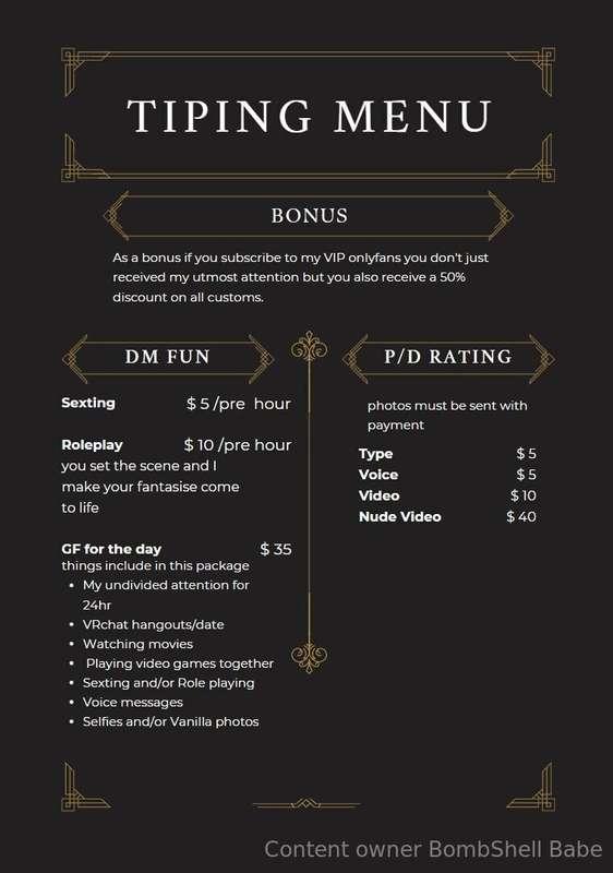 I have updated the girlfriend package to show what is includ..