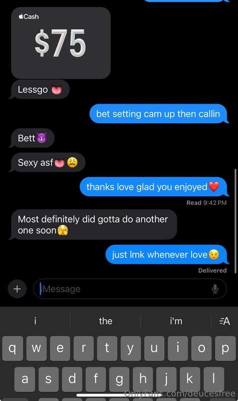 dont be scared to ask for a facetime or vc!☺️💕 @deucesnudes ..