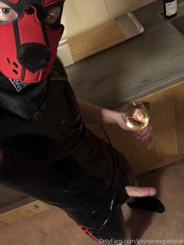 you better get on your knees as I finish my wine💦