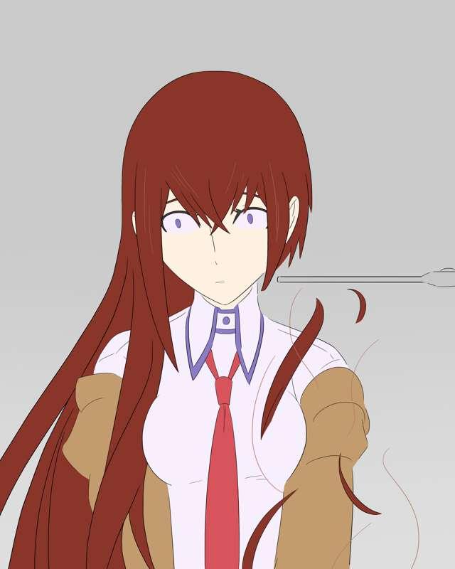 Makise Kurisu Haircut