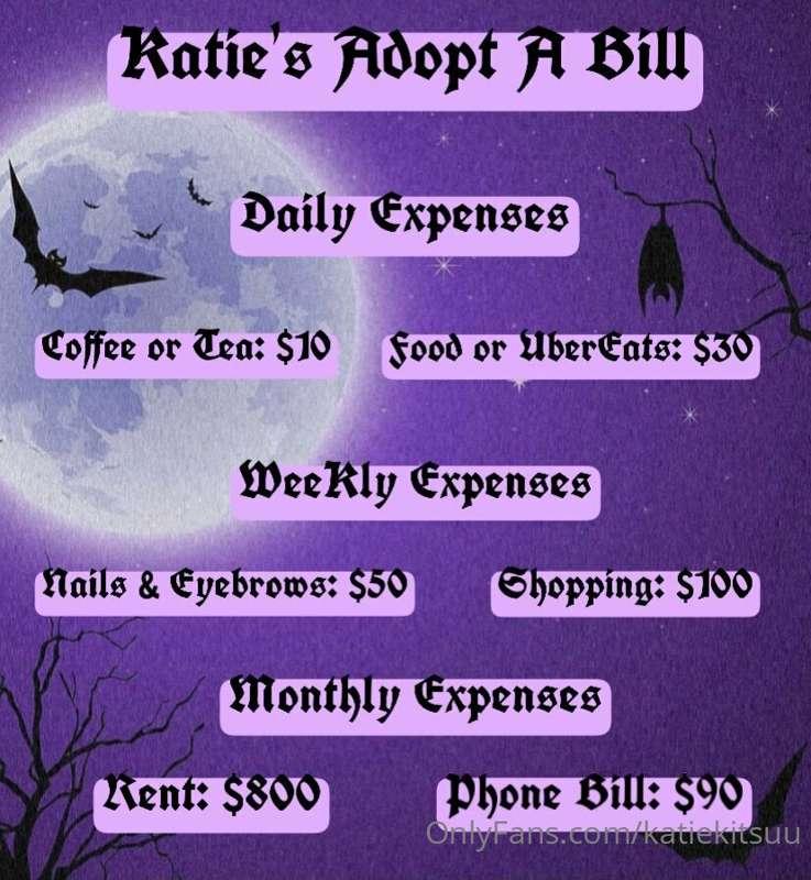 Be a doll and cover some of my expenses, Do something sweet ..