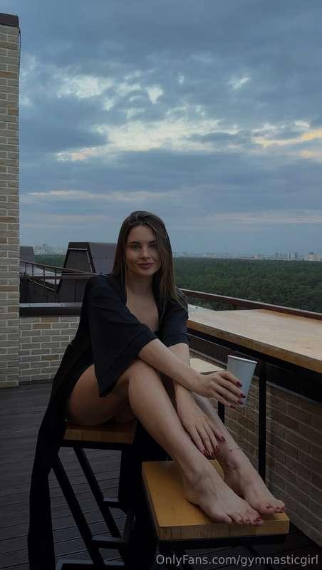 Just enjoying the morning quiet and the view with my favorit..