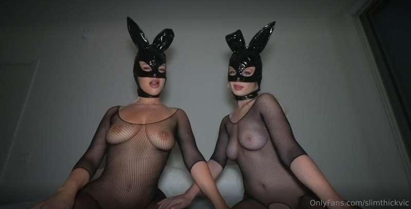 BGG NAUGHTY LATEX BUNNIES 💦These bunnies have a major oral f..