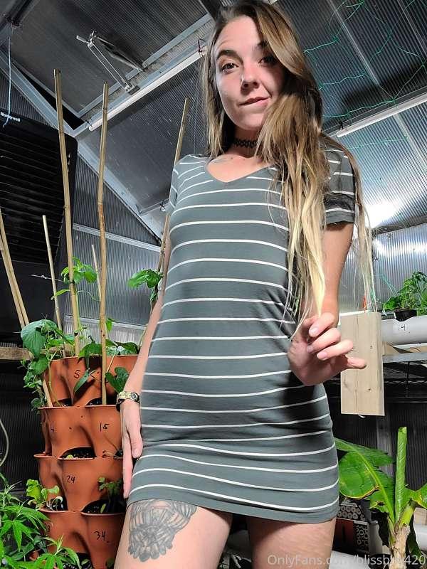 Green thumb 🌱  pink p*ssy 😏
