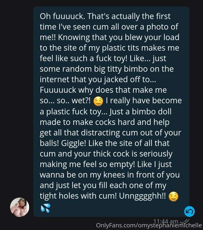 Have I always been such a foul mouthed horny bimbo?!!! Unnff..
