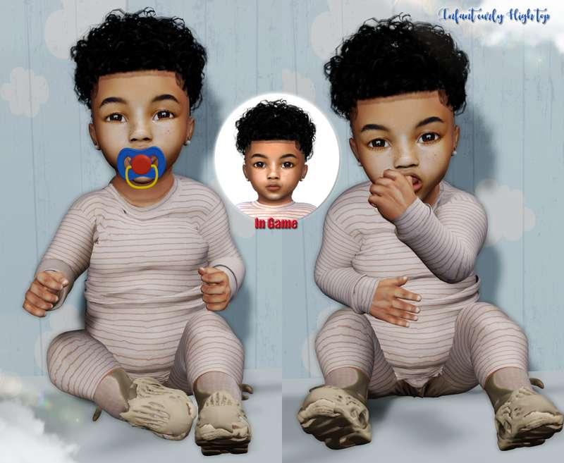 Curly High Top converted for Infants