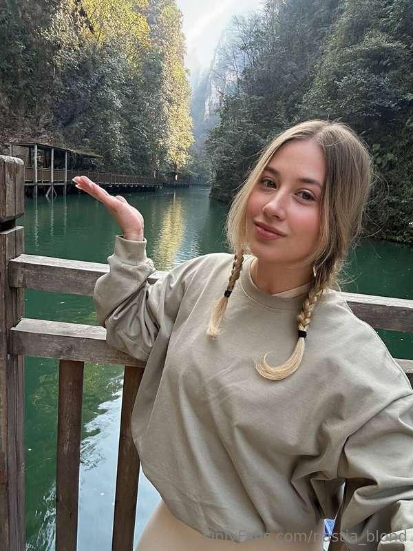 Sometimes just touching nature 🌳 is enough to feel like you'..