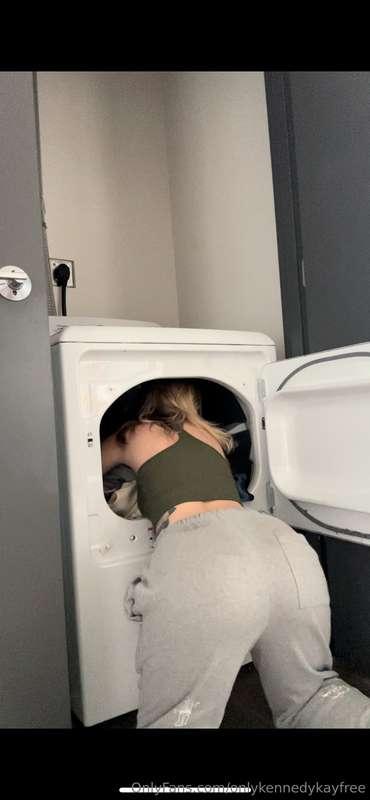 Guess who got stuck in the dryer again🤷‍♀️