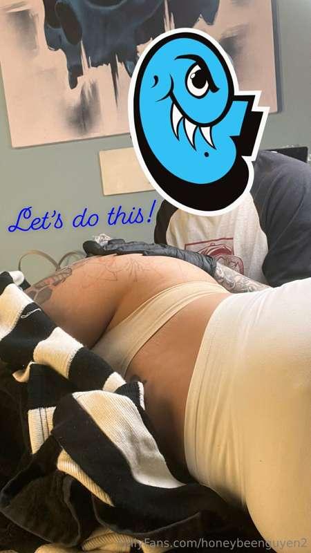 Oh hey baby…need you to massage my 🍑 after this please 🥰