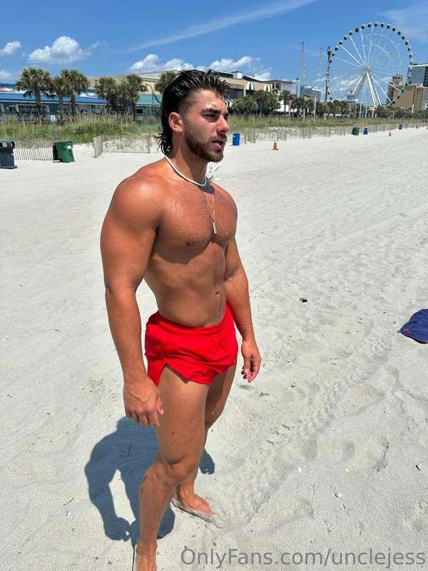 Beach day with uncle Jess?