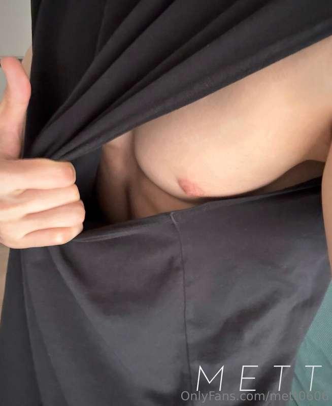 From between the clothes.