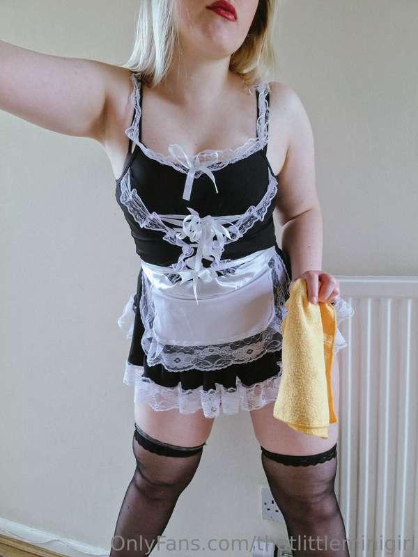 your maid got up to some pretty naughty stuff yesterday, she..