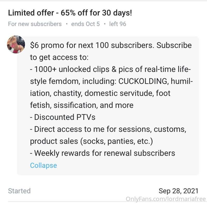 Just opened another 100 spots to new subscribers for my VIP ..