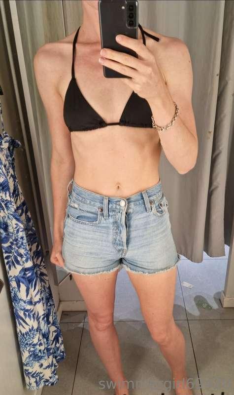 Change room selfies!  Also, just recently I watched my very ..