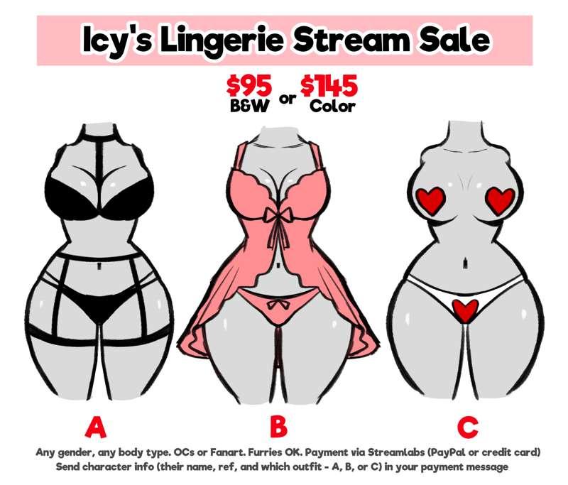 Lingerie Sale [SLOTS OPEN NOW]